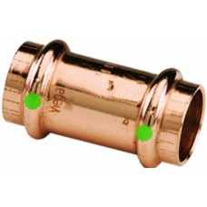 Viega 78047 ProPress Zero Lead Copper Coupling with Stop 1/2-Inch P x P  10-Pack - B008J0WOX4